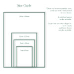 rectangle photoceramic size guide